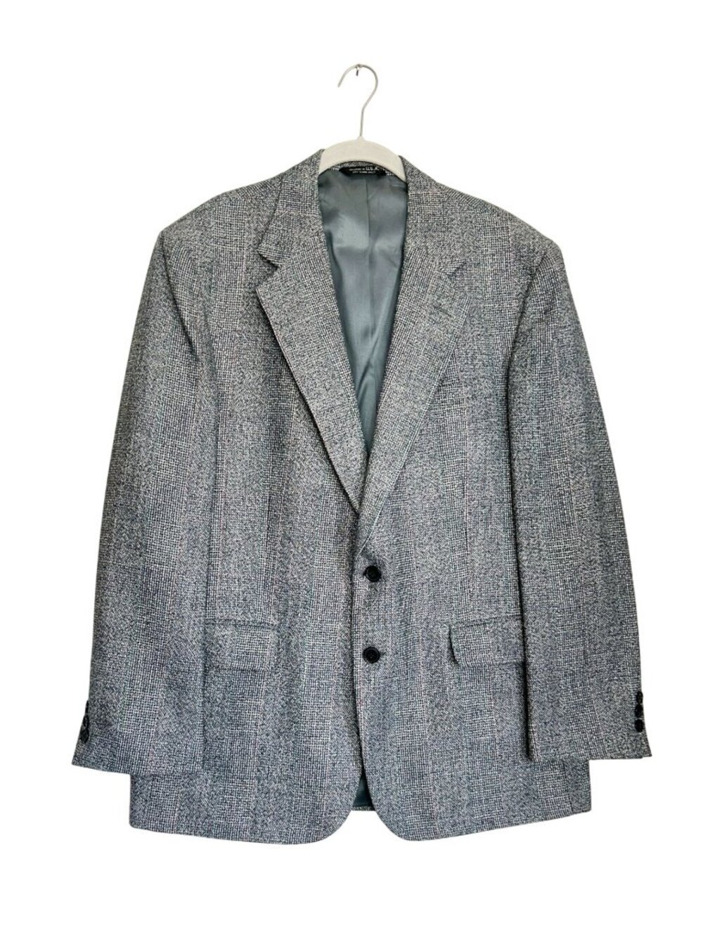 Botany 500 Vintage Wool Herringbone Tweed Blazer Sportscoat  - Sz 42S